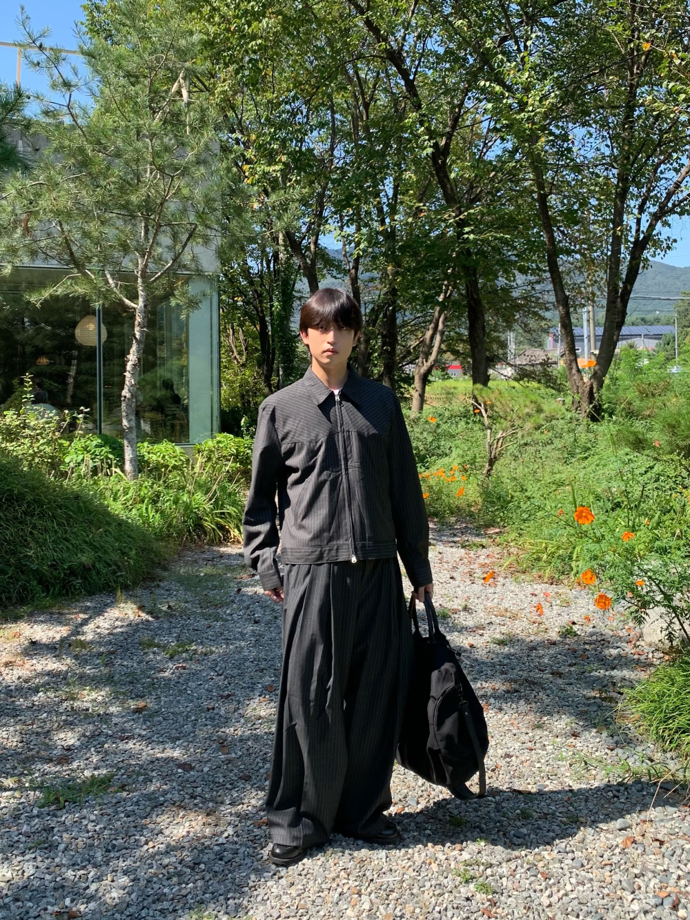 바지 모델 착용 이미지-S435L42