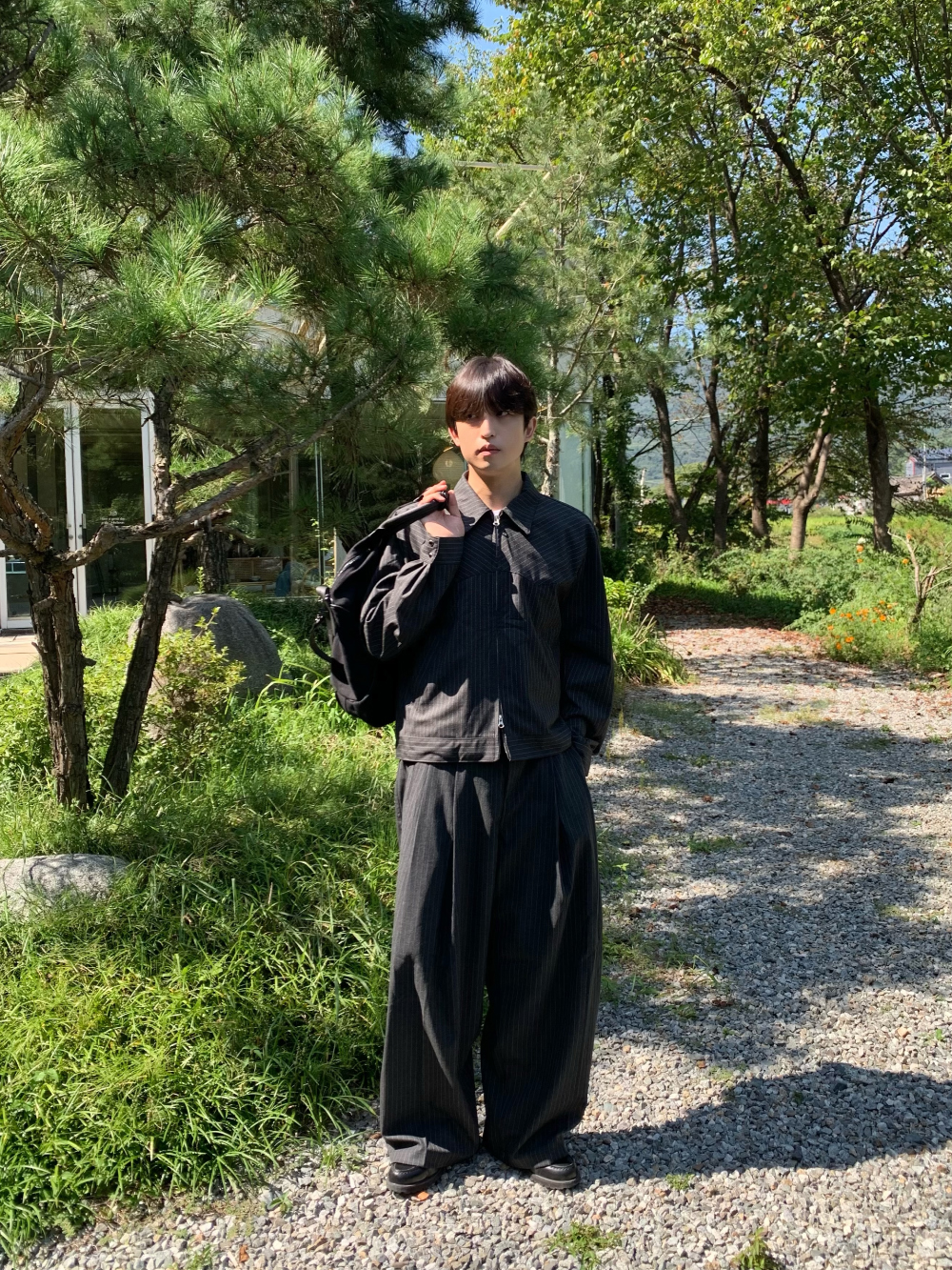 바지 모델 착용 이미지-S435L44