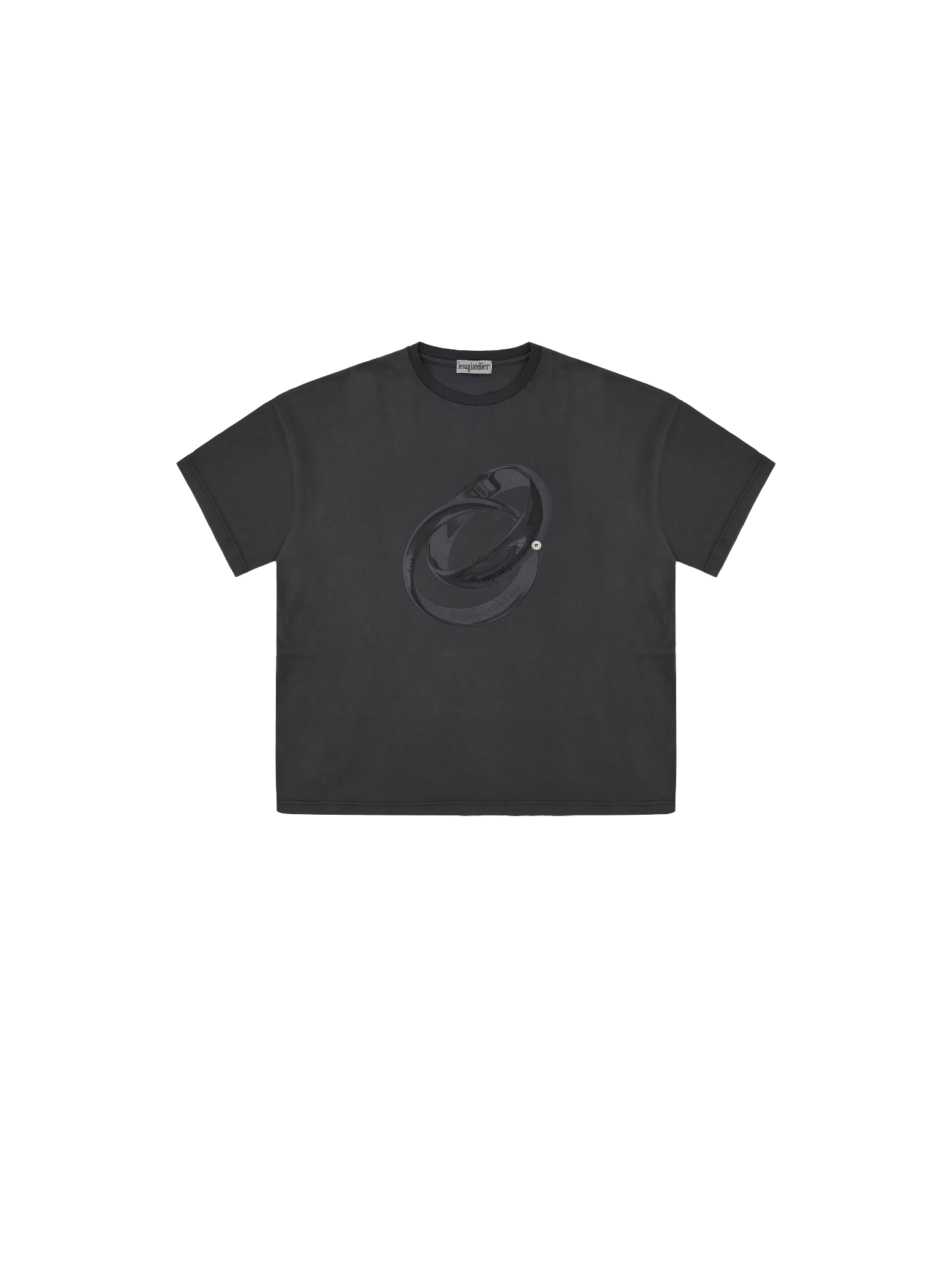 Wedding Ring Dying T-Shirt / Grey