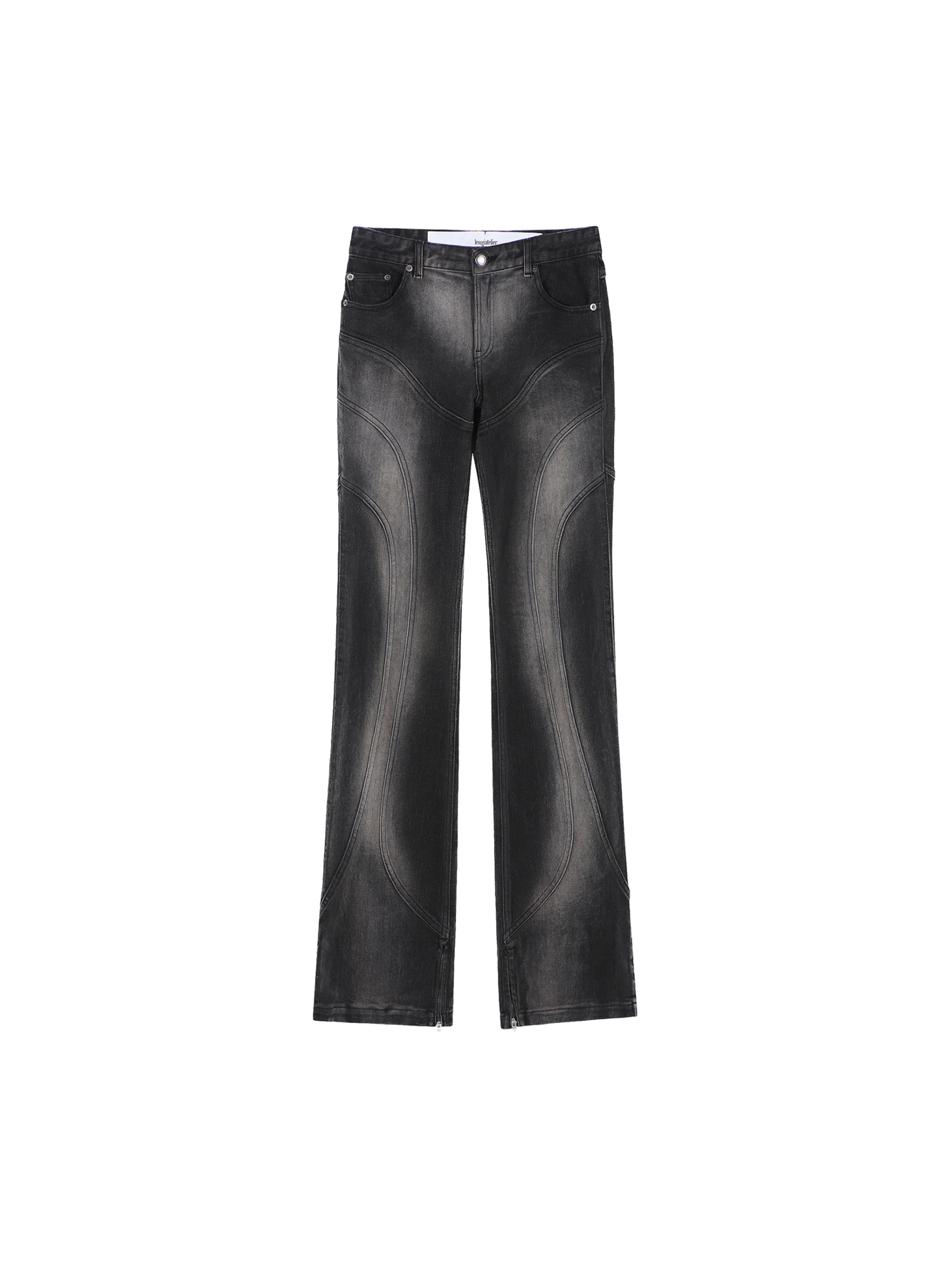 Silhouette flared jeans / Black