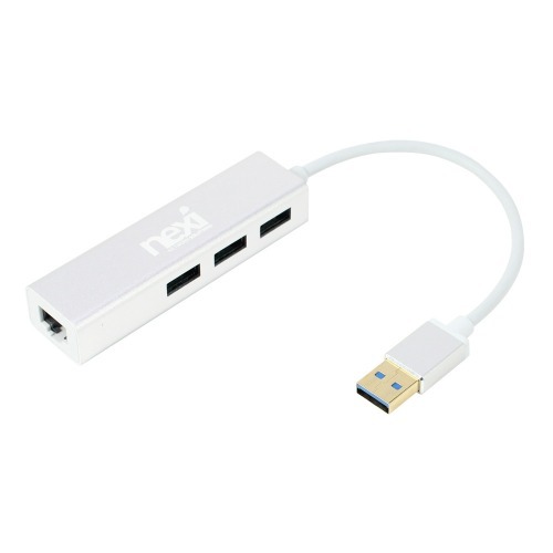 넥시 USB3.0 기가랜포트 멀티허브
