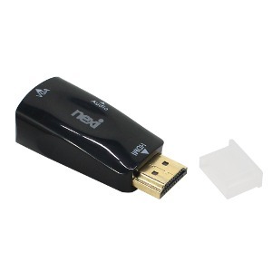 넥시 HDMI to RGB(VGA) D-SUB 영상 음성 컨버터