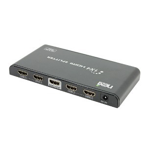 넥시 HDMI 1:4 분배기 유전원(DC)