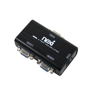 넥시 RGB(VGA) D-SUB 1:2 모니터 분배기