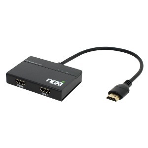 넥시 1:2 HDMI2.0 분배기 케이블타입 NX-4K0102SPC
