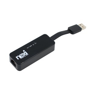 넥시 USB2.0 유선랜카드 플랫타입