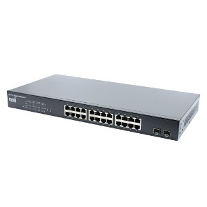 넥시 PoE 기가 스위칭허브 24+2SFP (350W)