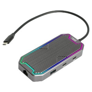 넥시 7in1 USB3.1 C타입 RGB 멀티허브