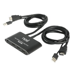 넥시 4K 2포트 HDMI KVM 스위치 케이블 일체형 V1.4