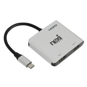 [리퍼제품] 넥시 USB3.1 C타입 to 듀얼 4K HDMI 컨버터