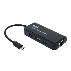 [리퍼제품] 넥시 USB3.1 C타입 USB 3포트 허브 기가 랜포트