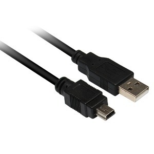 USB mini 5핀 케이블 1M 미니 디카 외장하드 하이패스 블랙박스 톡톡펜 명꼬펜 충전 연결 선