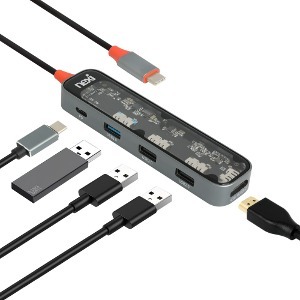 USB3.1 C타입 to HDMI 노트북 멀티스테이션 5in1 포트 확장 외장 그래픽카드