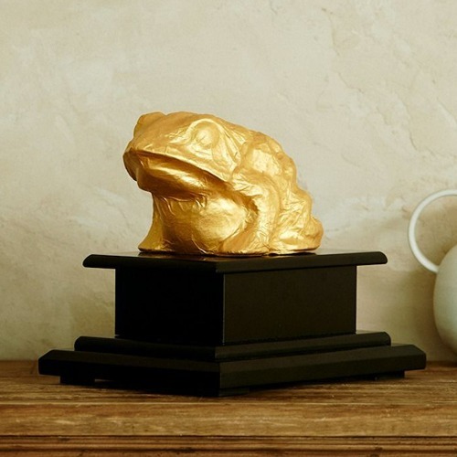전통공예 오브제 황금 복두꺼비