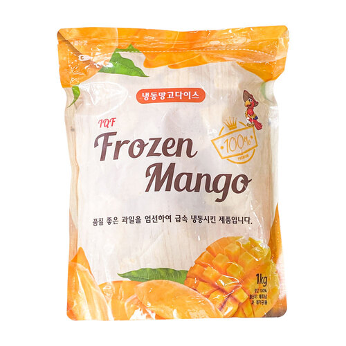 [업체발송] JH 냉동 망고 다이스 1kg 베트남 3개세트