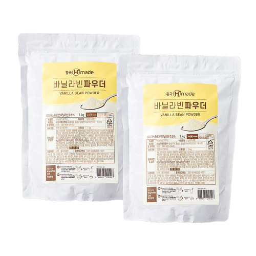 흥국 바닐라빈 파우더 1kg 2개세트