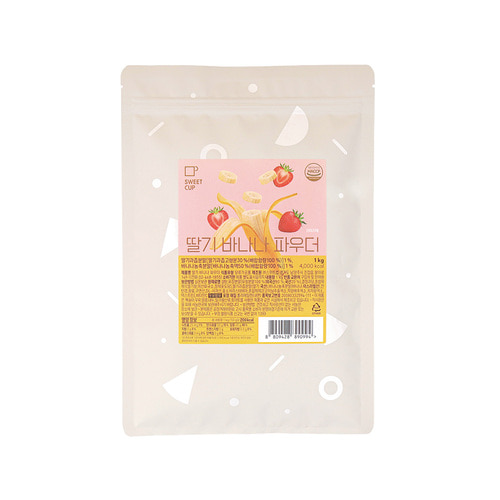 스위트컵 딸기바나나 파우더 1kg