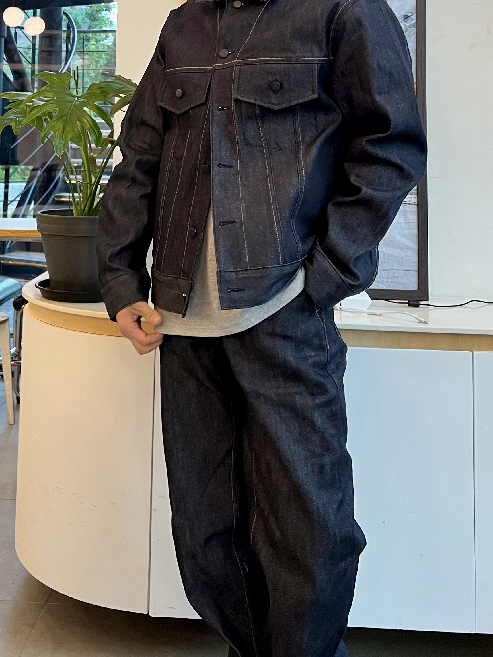 BASE MARK base mark Tuck Denim 久遠 【公式通販】