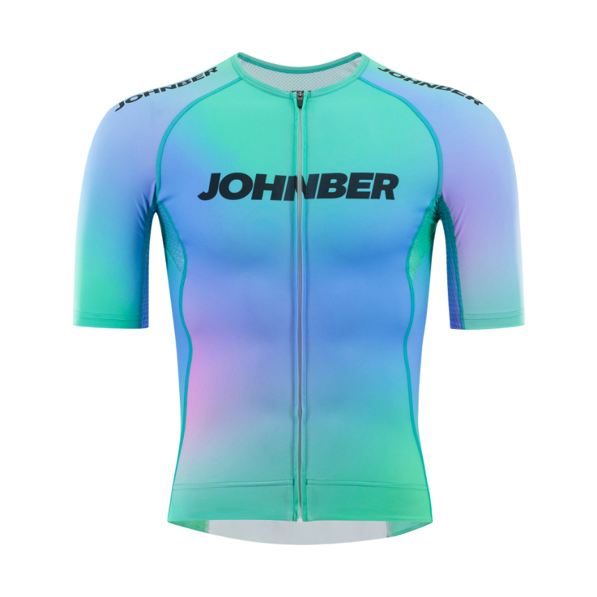 반팔 티셔츠 블루 색상 이미지-S1L2