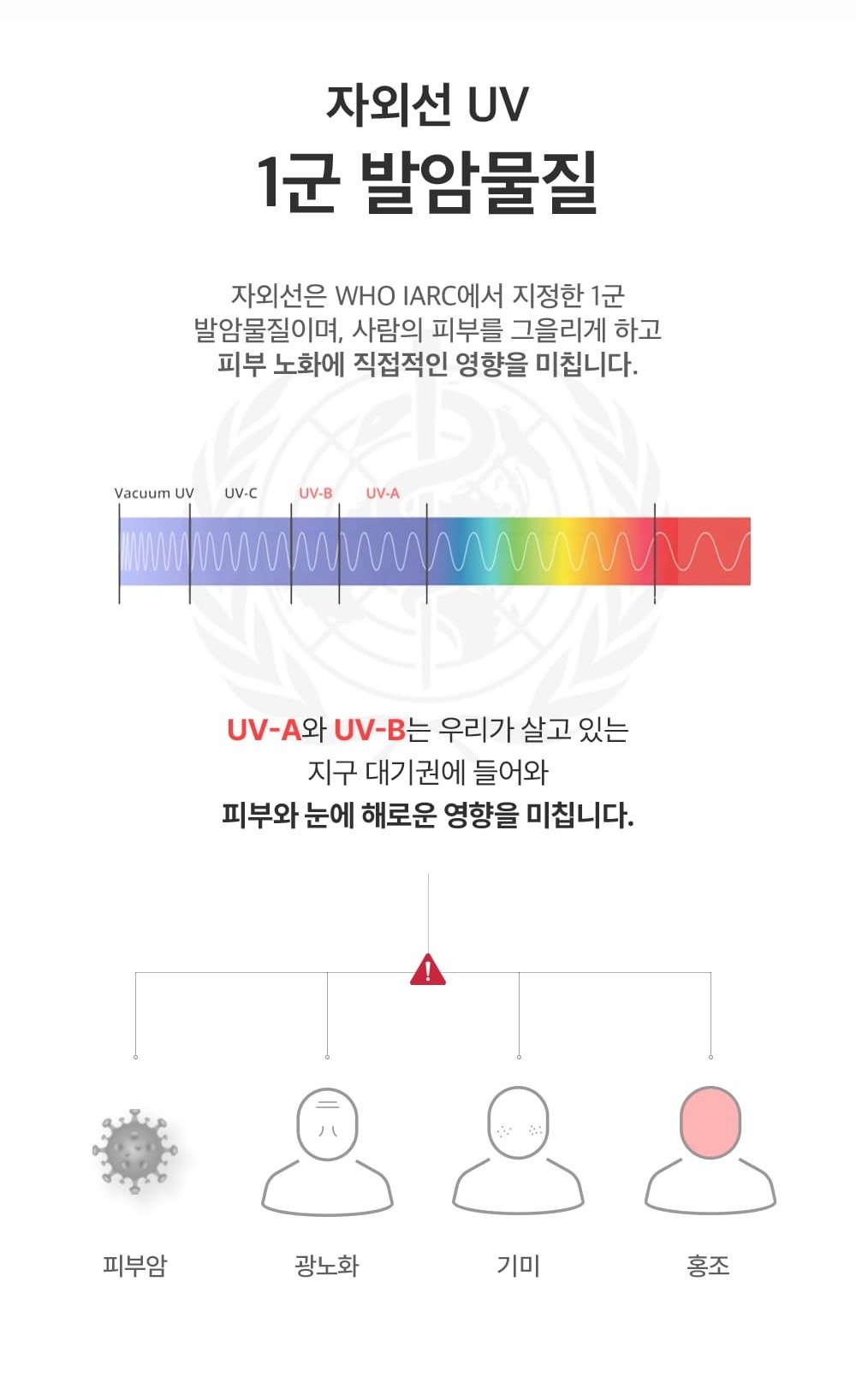 1군 발암물질 자외선이 일으키는 피부암과 광노화