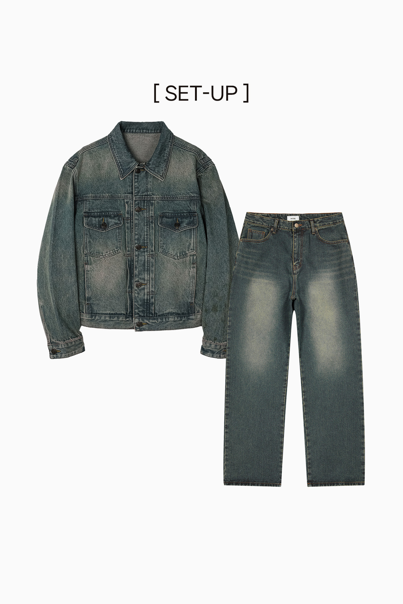 WASHED DENIM SET T3