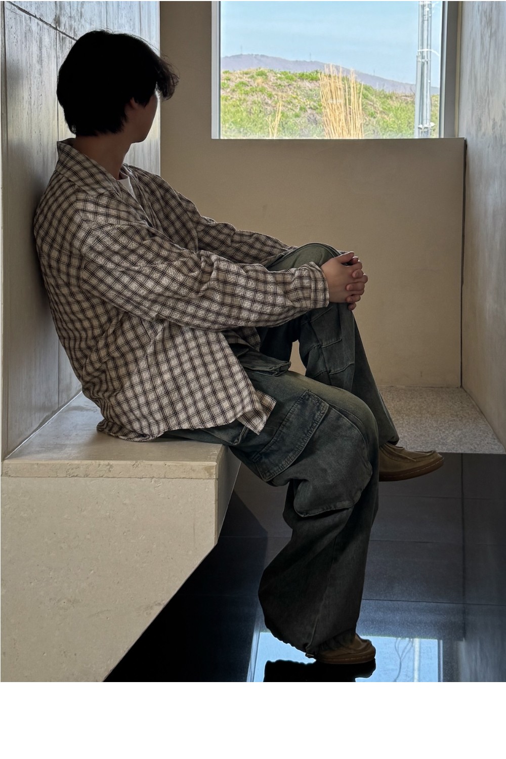 바지 모델 착용 이미지-S1L32