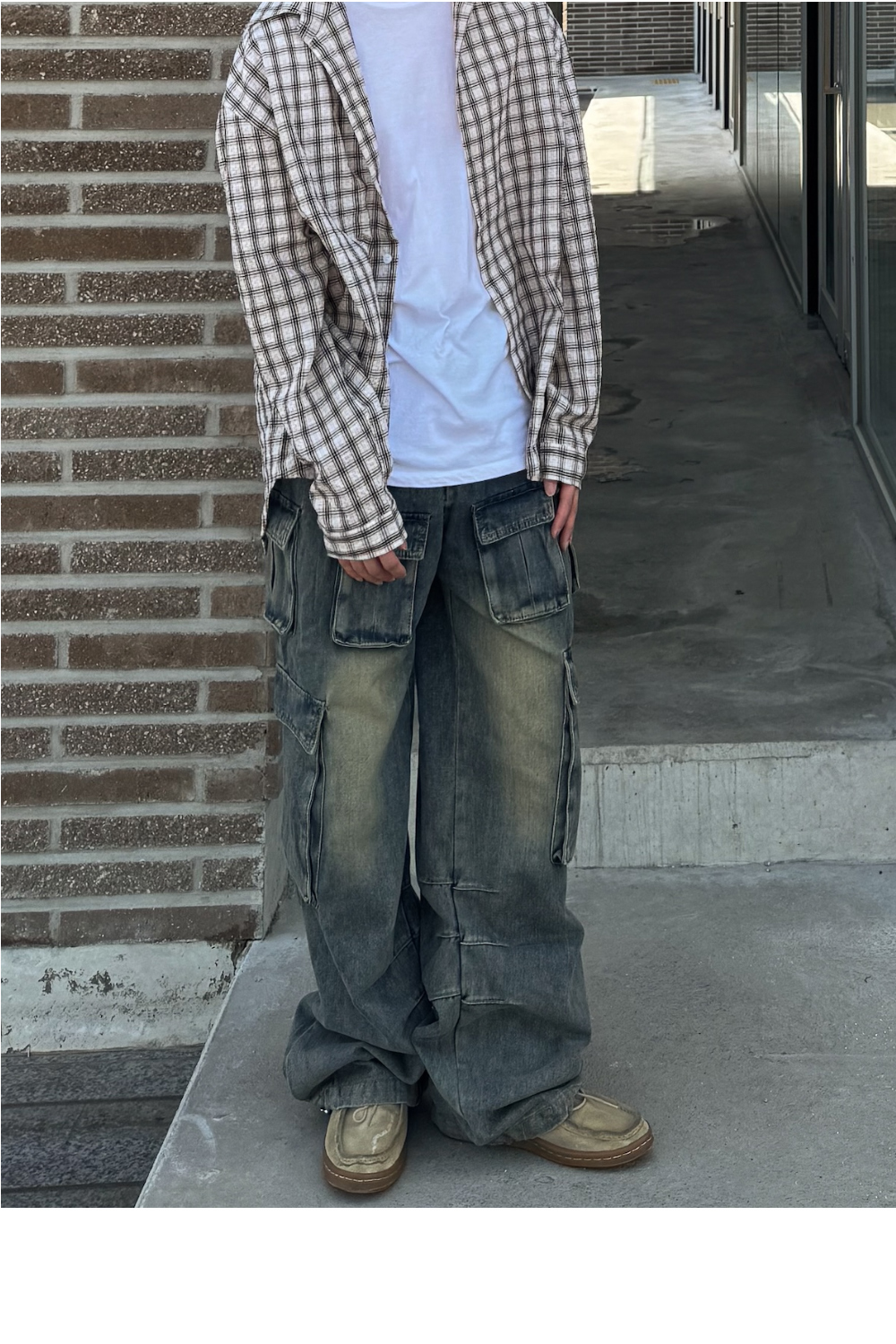 바지 모델 착용 이미지-S1L34