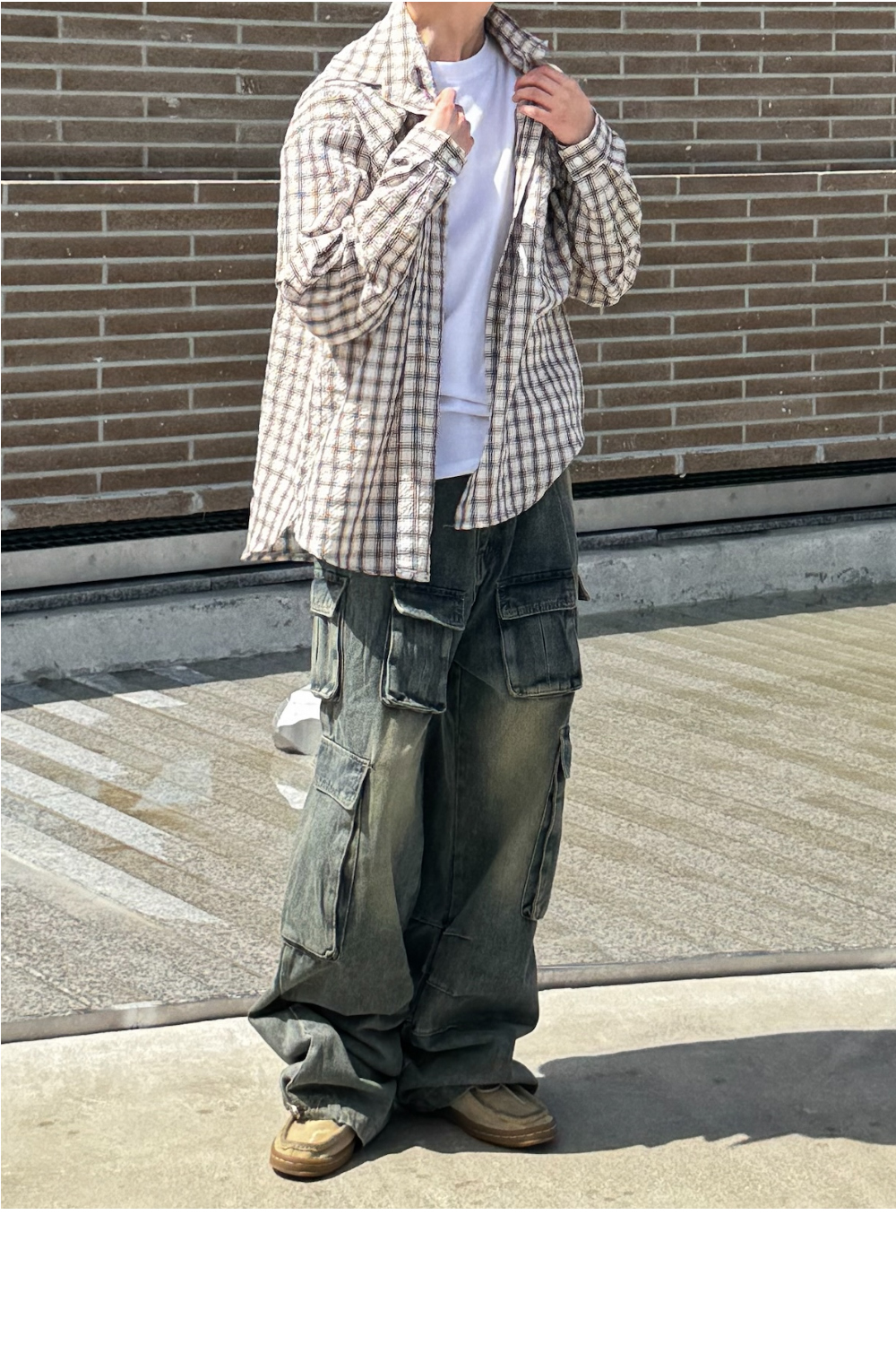 바지 모델 착용 이미지-S1L26