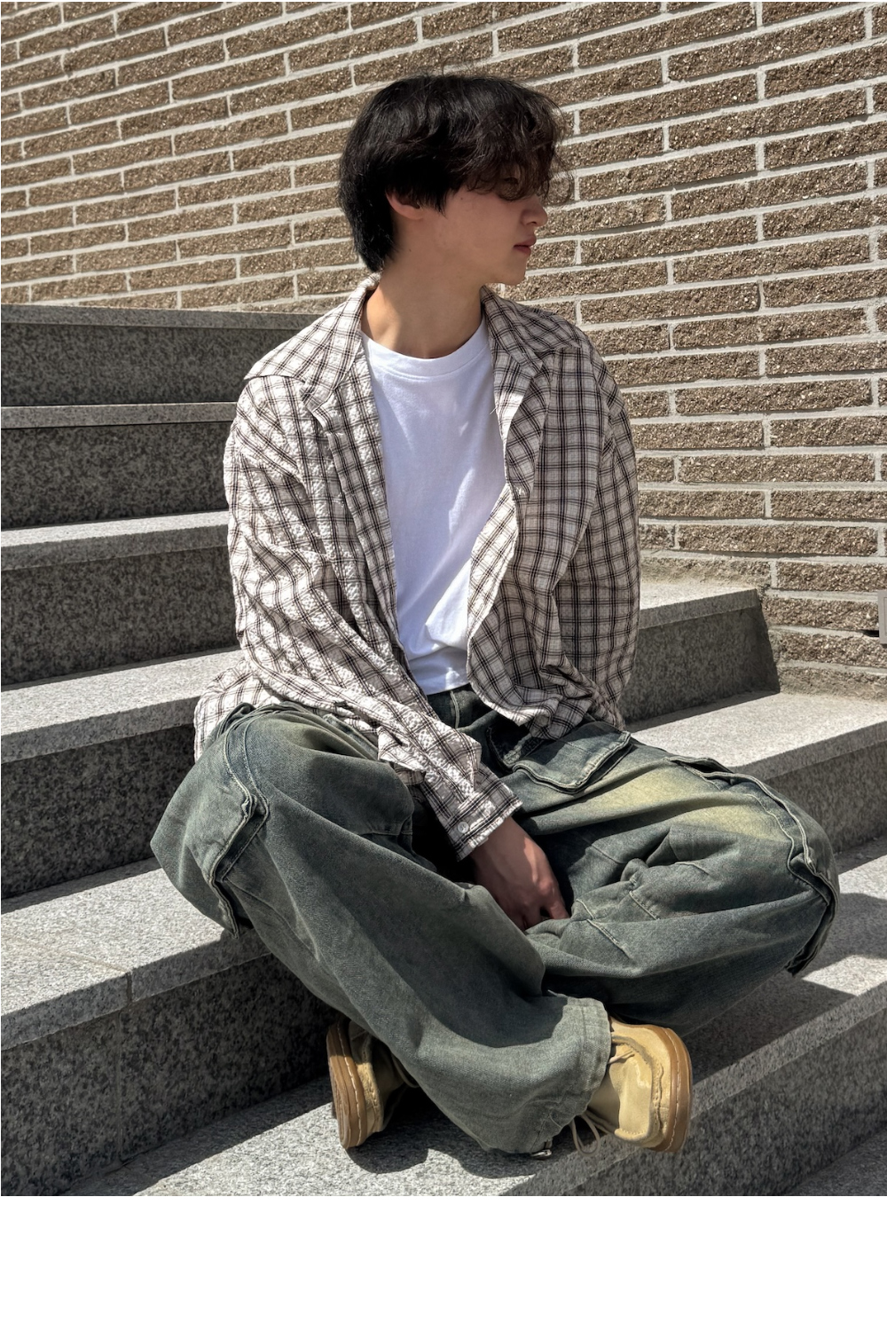 바지 모델 착용 이미지-S1L29