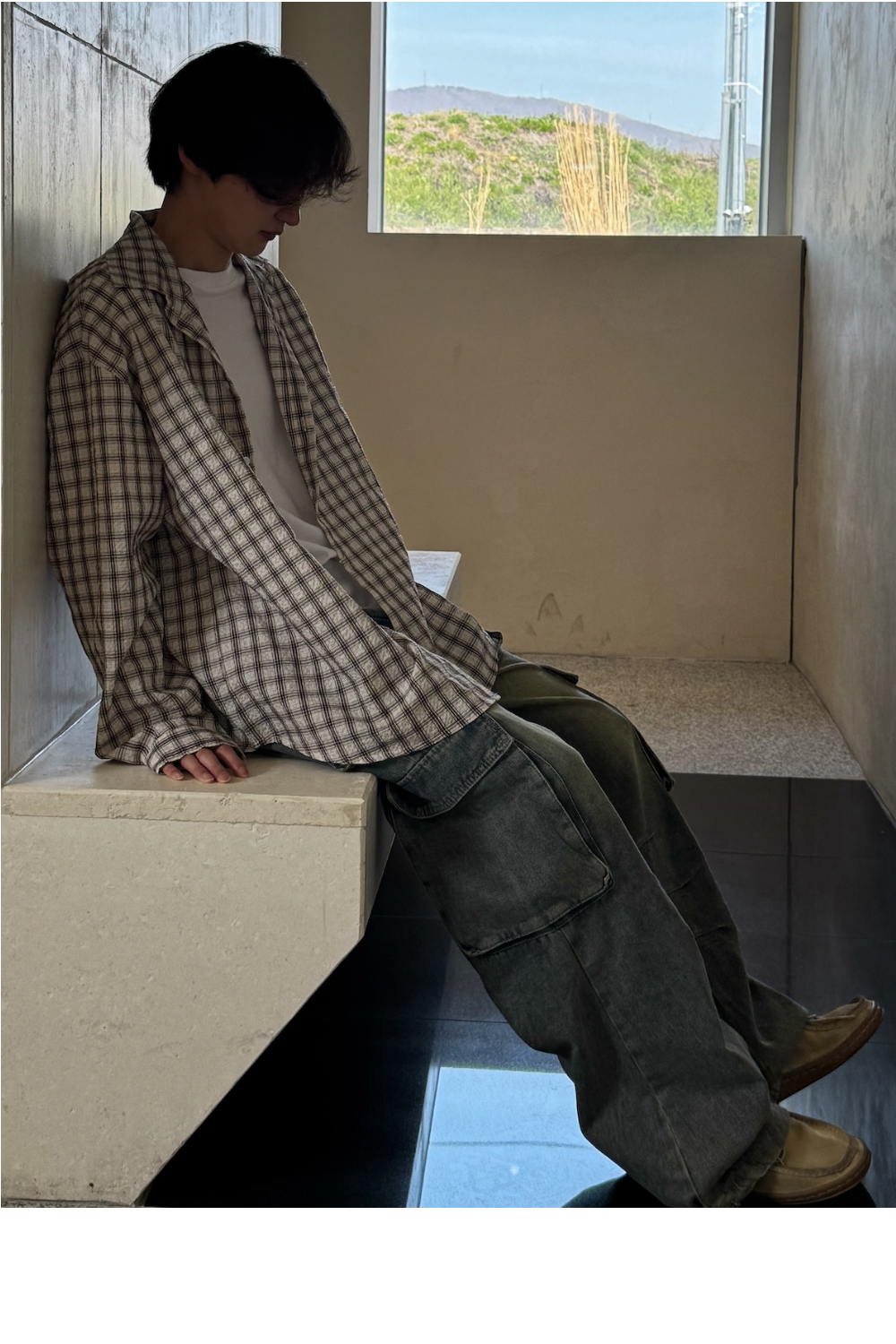 바지 모델 착용 이미지-S1L31