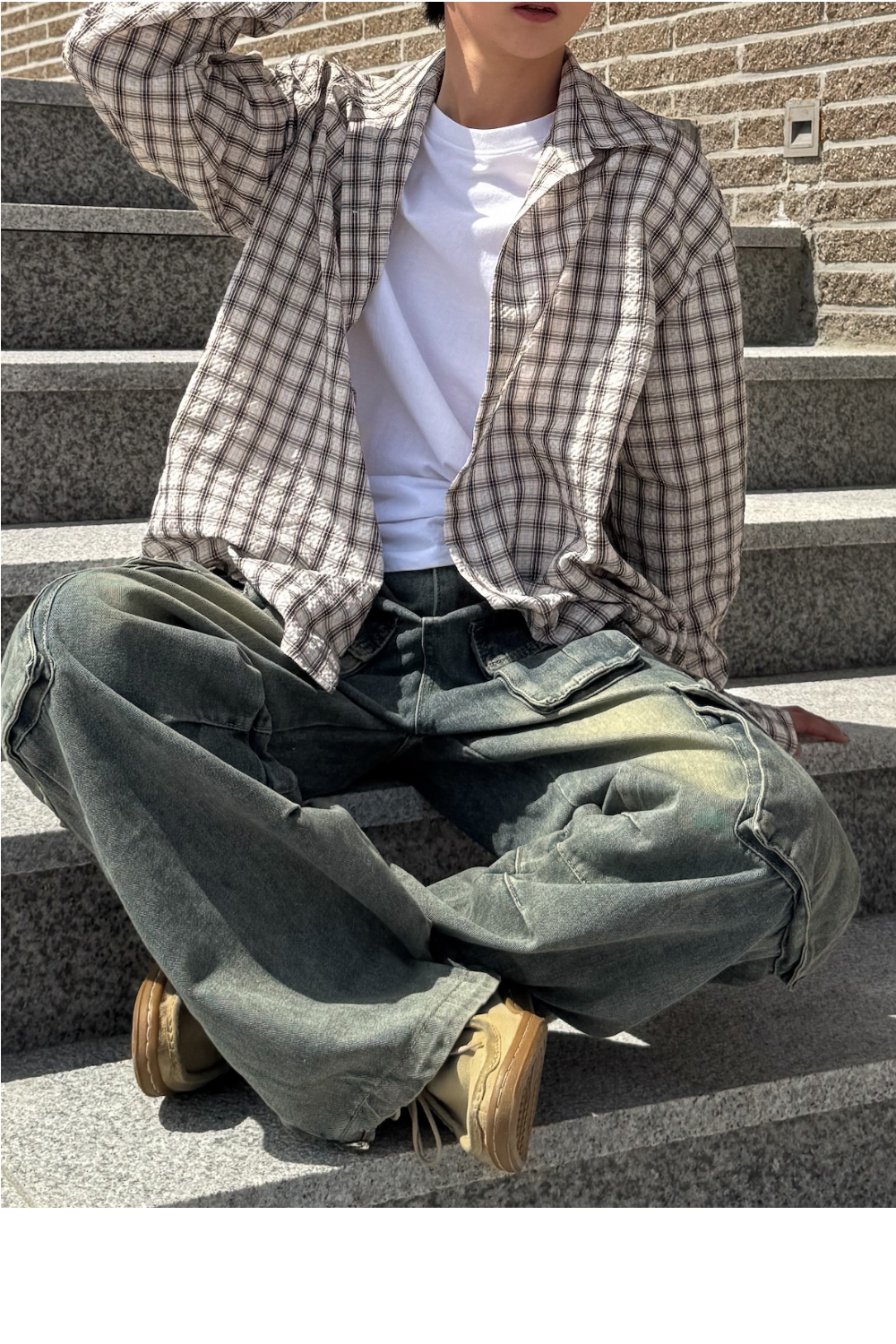 바지 모델 착용 이미지-S1L30