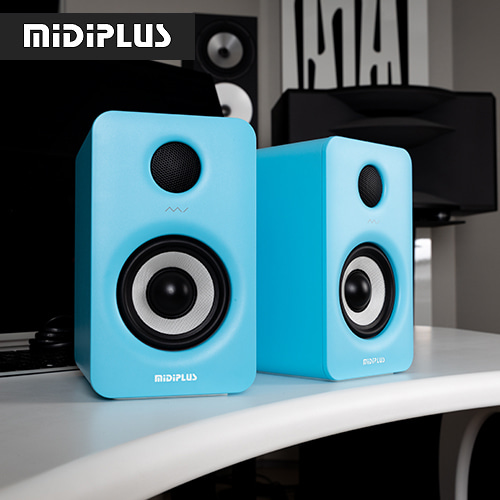 MiDiPLUS MI3 II 미디플러스 3인치 모니터 스피커 블루 - 아트믹스