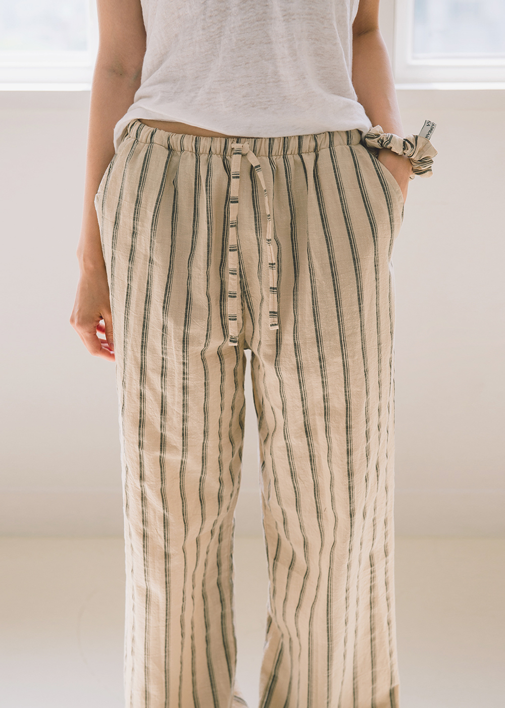 Sonia stripe pants - beige  ([2rd re-order] 2/26~ 순차적 발송)