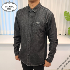 프라다 데일리 데님 셔츠