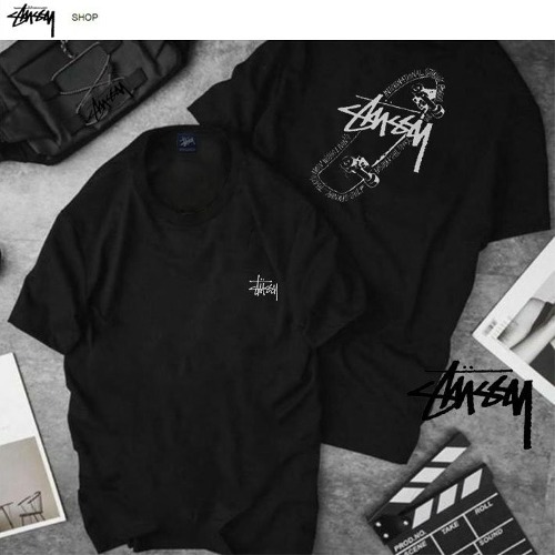 Stussy_스투시 Skateboard graphic design 라운드 반팔티