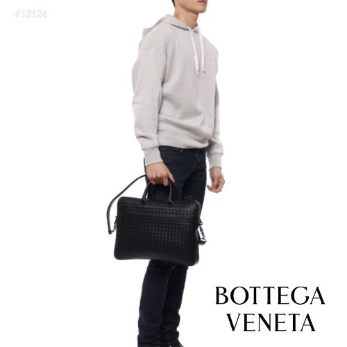 [Bottega Veneta] 보테가베네타 인트레치아토 앞지퍼 스트랩 서류가방