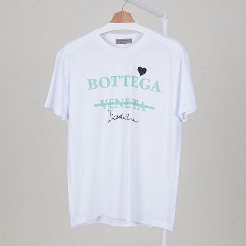 🔆 [Bottega Veneta] 보테가베네타  러브 하트 그래픽 실케 반팔 티셔츠 🔆