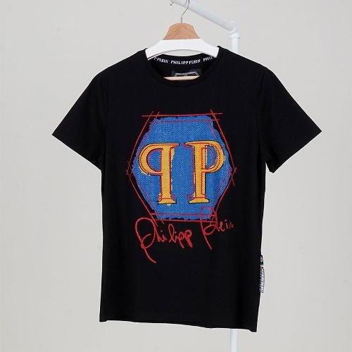 🔆 [PHILLIPP PLEIN] 필립플레인 크리스탈 플래티넘 스테이트먼트 크루넥 티셔츠 🔆