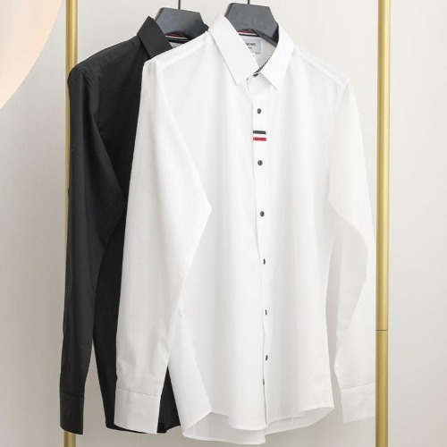 톰브라운 [Thom Browne] 솔리드 포플린 남성 베이직 셔츠