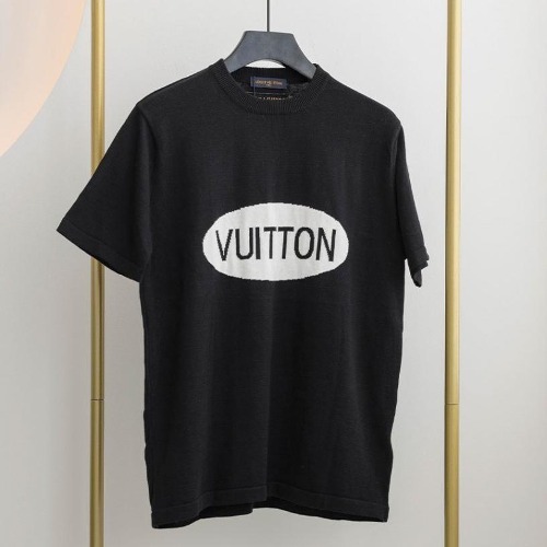 루이비통 [Louis Vuitton] 수입고급 루이비통 라운드 로고 반팔 니트