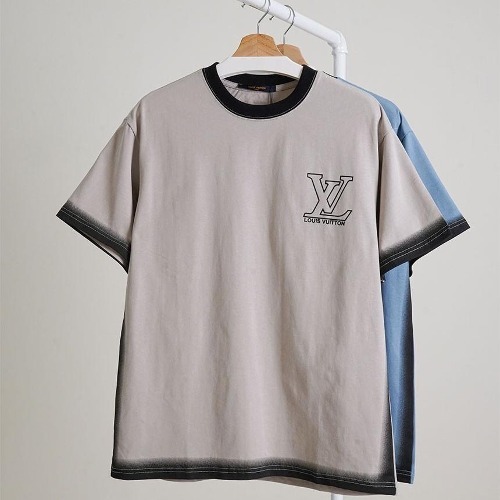 🔆 [Louis Vuitton] 루이비통 가먼트 다잉 LV 그래픽 코튼 티셔츠 🔆