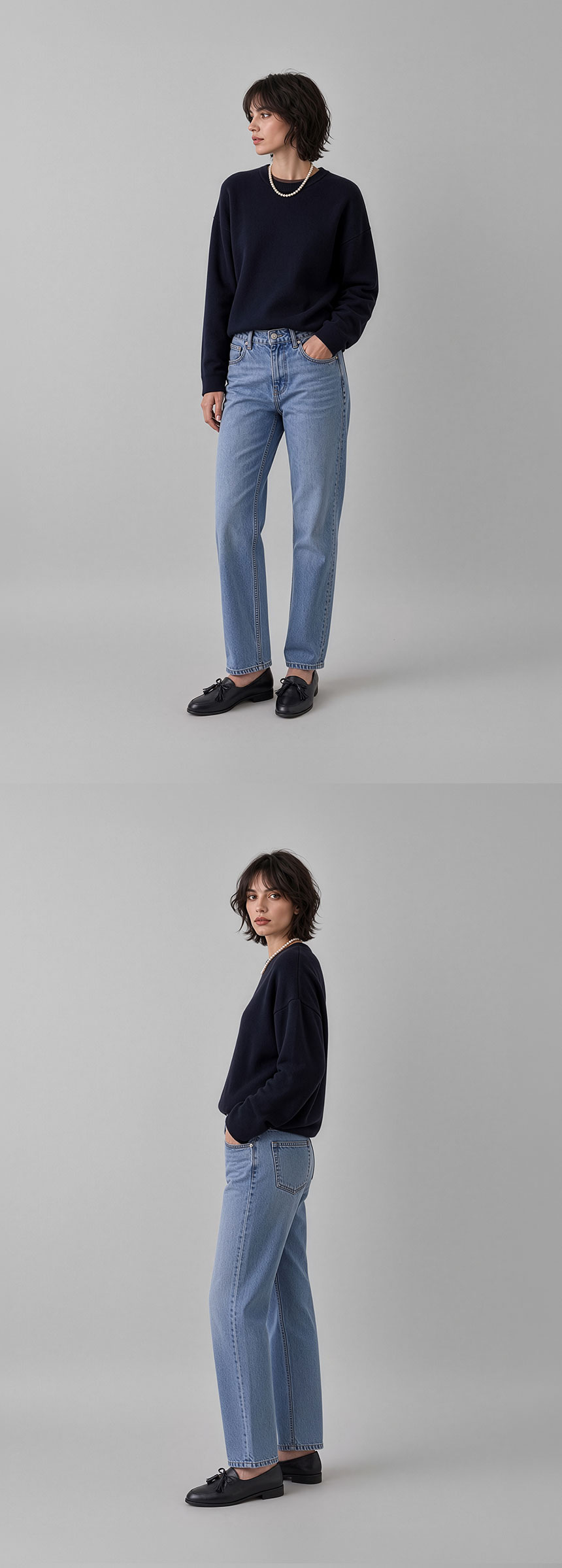 블랙 모델컷1