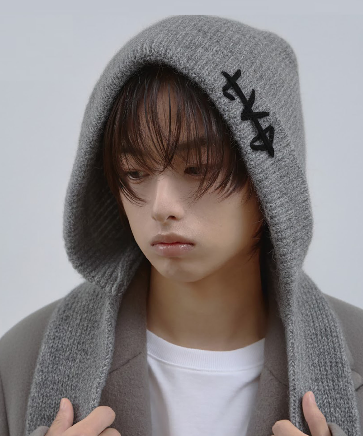 Wool Knit Hood Muffler - LAD EDITION