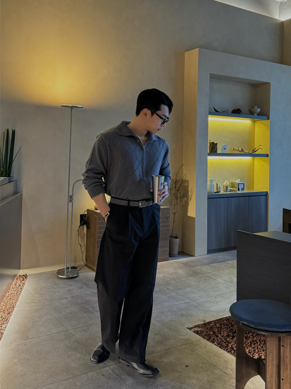 재킷 모델 착용 이미지-S1L66