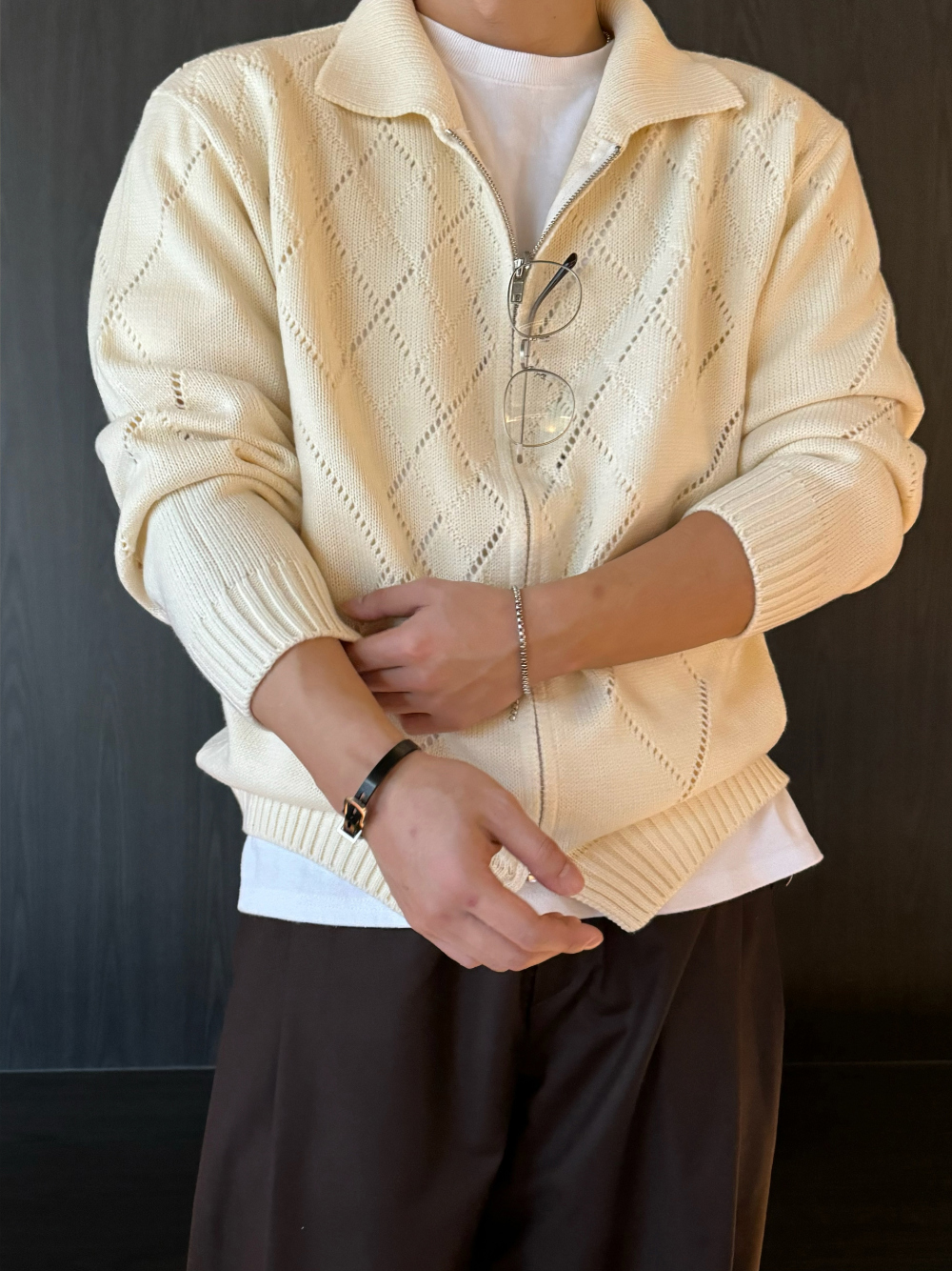 재킷 모델 착용 이미지-S1L48