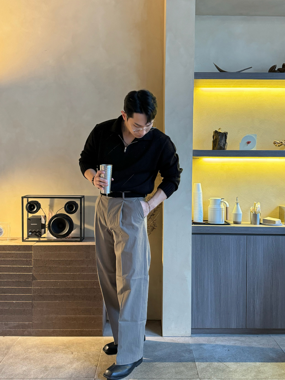 재킷 모델 착용 이미지-S1L22