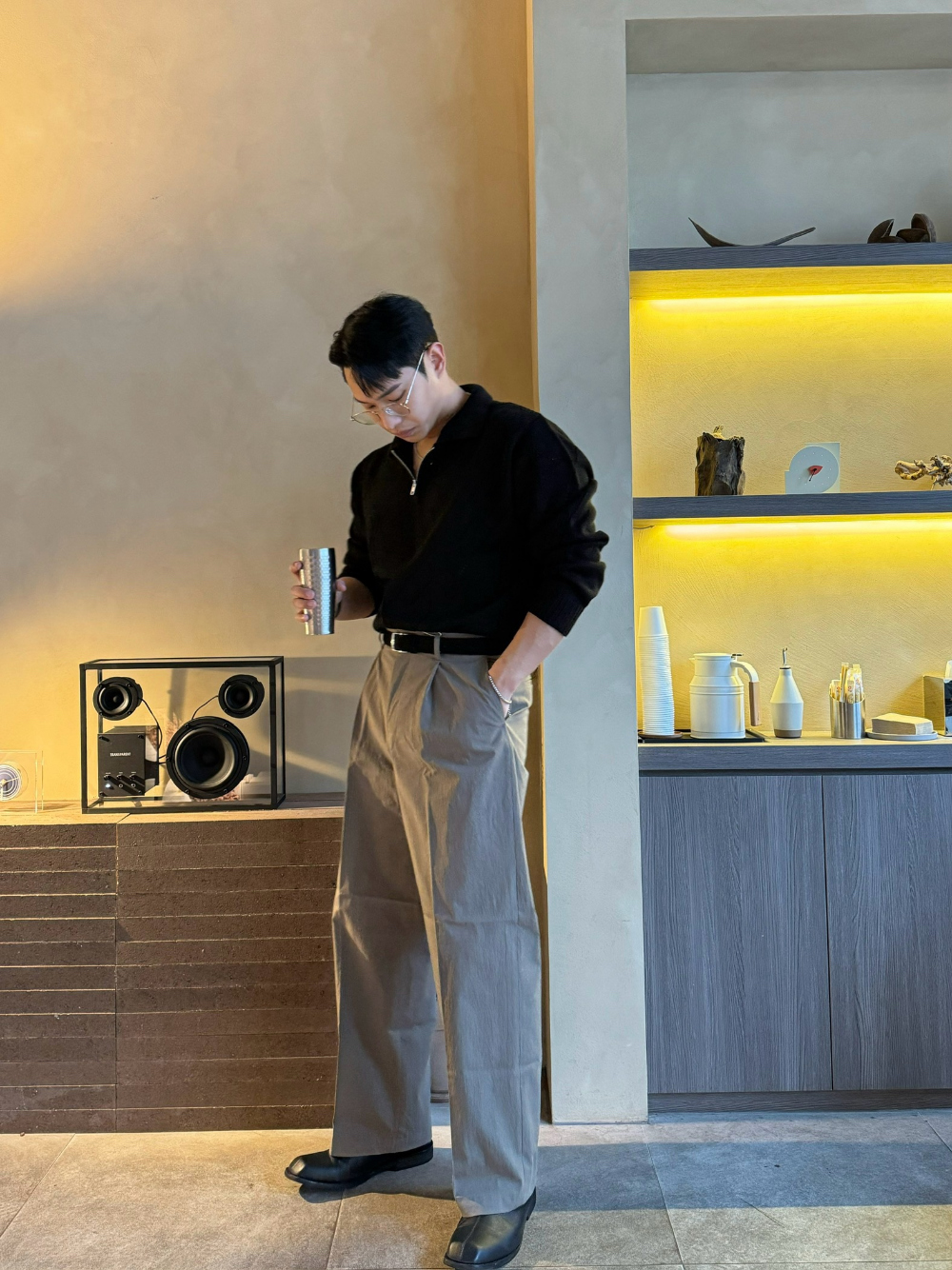 재킷 모델 착용 이미지-S1L18