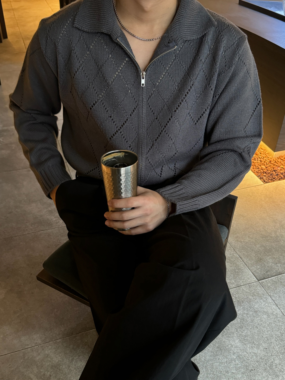 재킷 모델 착용 이미지-S1L54