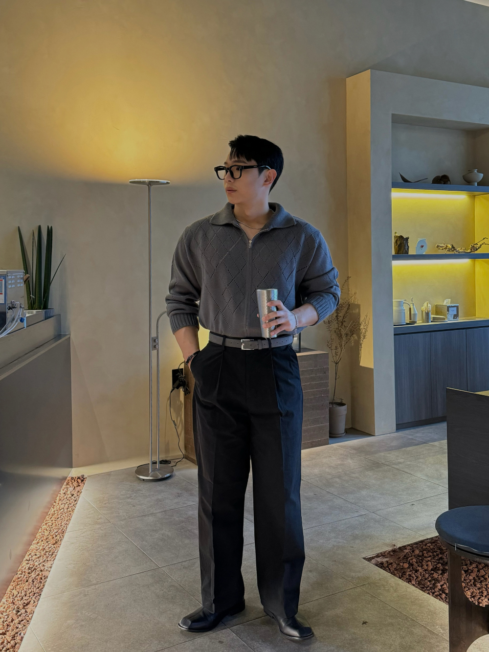 재킷 모델 착용 이미지-S1L67