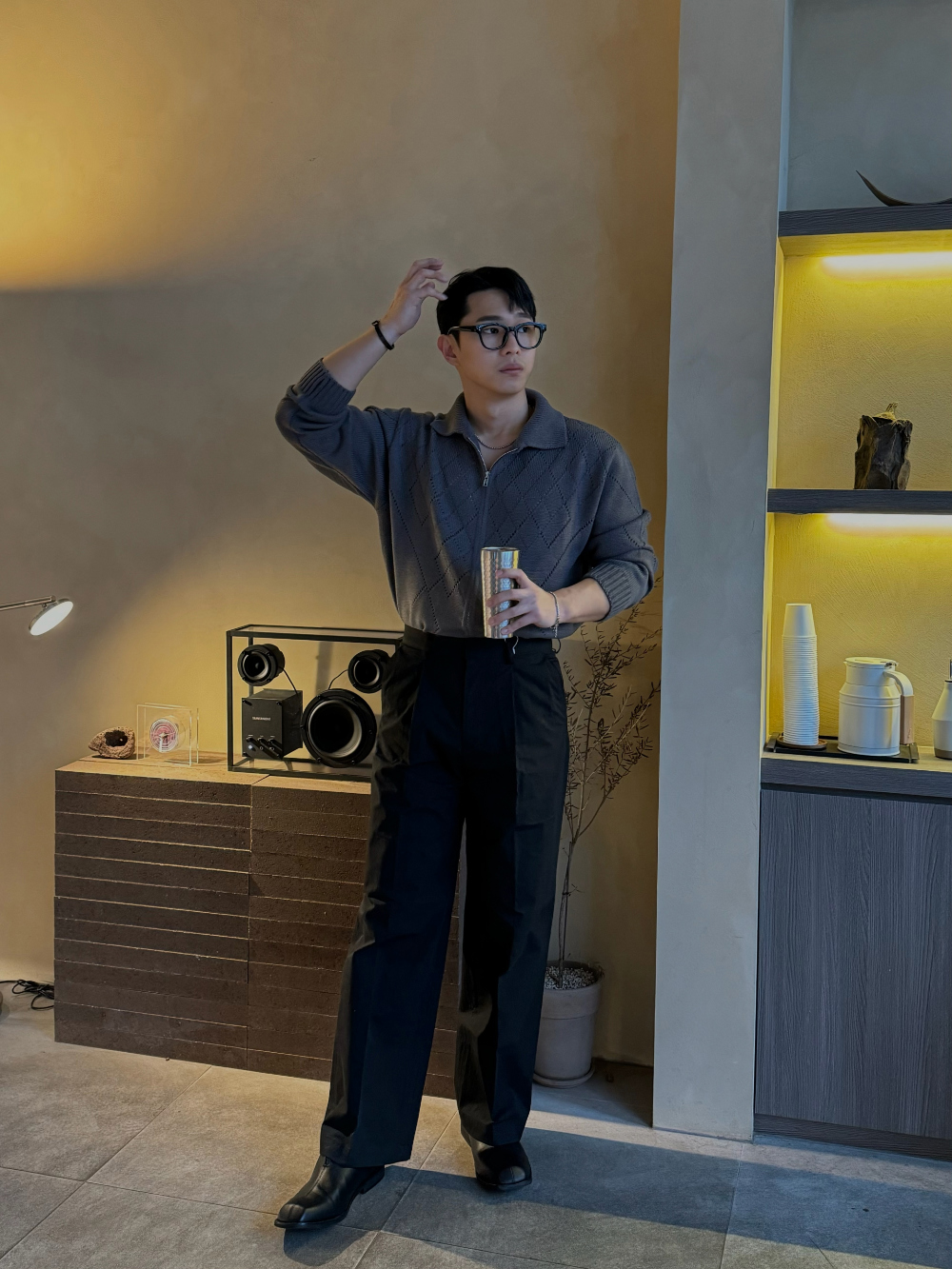 재킷 모델 착용 이미지-S1L71